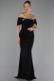 Long Black Evening Dress ABU6324