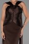 Long Brown Evening Dress ABU6326