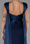 Long Navy Blue Evening Dress ABU6326