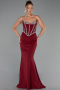 Long Burgundy Evening Dress ABU6327