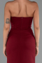 Long Burgundy Evening Dress ABU6327