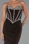 Long Brown Evening Dress ABU6327