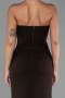 Long Brown Evening Dress ABU6327