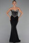 Long Black Evening Dress ABU6327