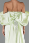 Mint Long Beaded Evening Dress ABU5169
