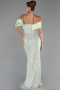 Mint Long Beaded Evening Dress ABU5434