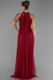 Long Burgundy Dantelle Evening Dress ABU6313