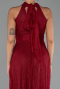 Long Burgundy Dantelle Evening Dress ABU6313