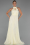 Long Yellow Dantelle Evening Dress ABU6313
