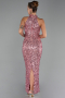Powder Color Long Evening Dress ABK2474