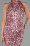 Powder Color Long Evening Dress ABK2474