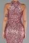 Powder Color Long Evening Dress ABK2474