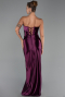 Plum Long Prom Gown ABU4944
