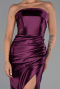 Plum Long Prom Gown ABU4944