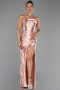 Powder Color Long Prom Gown ABU4944