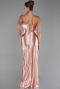 Powder Color Long Prom Gown ABU4944