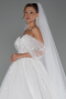 White Wedding Veil ABK05
