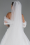 White Wedding Veil ABK05