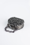 Black-Silver Stony Night Bag SH854