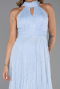 Long Light Blue Dantelle Evening Dress ABU6313
