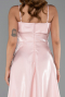 Powder Color Midi Satin Evening Dress ABK2657