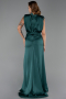 Long Emerald Green Satin Evening Dress ABU2133