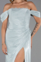 Mint Long Chiffon Evening Dress ABU5974