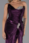 Long Purple Chiffon Evening Dress ABU6336