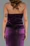 Long Purple Chiffon Evening Dress ABU6336