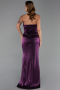 Long Purple Chiffon Evening Dress ABU6336