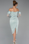 Midi Mint Beaded Party Dress ABK2663