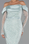Midi Mint Beaded Party Dress ABK2663