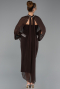 Midi Brown Party Dress ABK2664