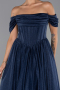 Midi Navy Blue Cocktail Dress ABK2665