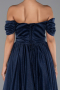 Midi Navy Blue Cocktail Dress ABK2665