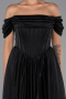 Midi Black Cocktail Dress ABK2665