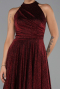 Midi Burgundy Cocktail Dress ABK2638
