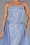 Long Light Blue Beaded Evening Dress ABU5730