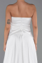 Long White Dantelle Evening Dress ABU5615