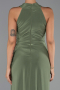 Long Olive Drab Prom Gown ABU5918