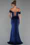 Long Navy Blue Prom Gown ABU6341