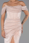 Long Powder Color Prom Gown ABU6341