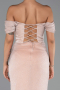 Long Powder Color Prom Gown ABU6341