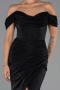 Long Black Prom Gown ABU6341