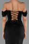 Long Black Prom Gown ABU6341