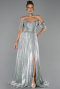 Long Mint Chiffon Evening Dress ABU6342