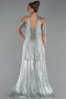 Long Mint Chiffon Evening Dress ABU6342