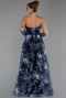 Long Navy Blue Evening Dress ABU6344
