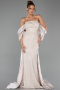 Long Mink Beaded Evening Dress ABU6351