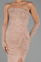 Long Onion Skin Dantelle Evening Dress ABU6355